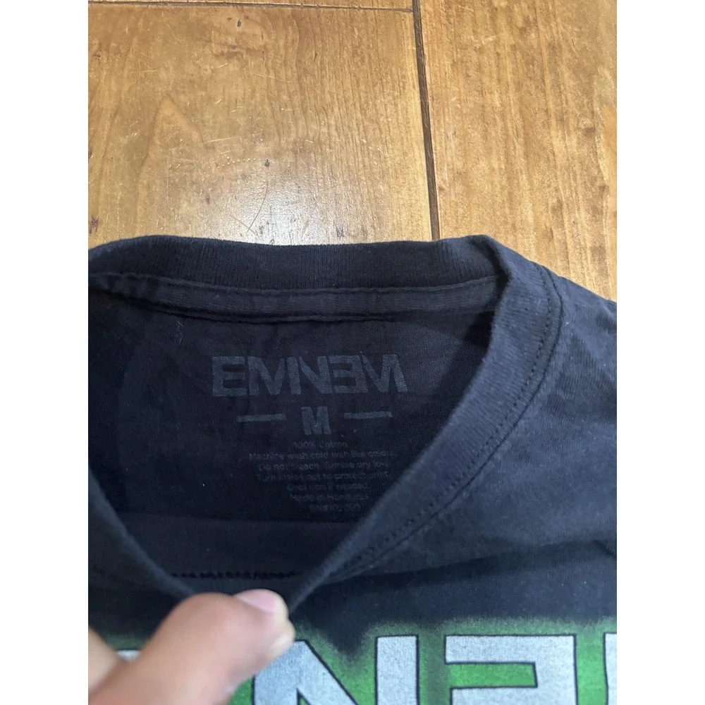 Vintage Eminem The Marshall Mathers LP T-Shirt Men's M Black Rap Tee Y2K 2000s
